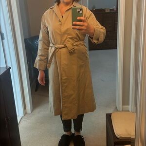 Burberry Tan Trench Coat